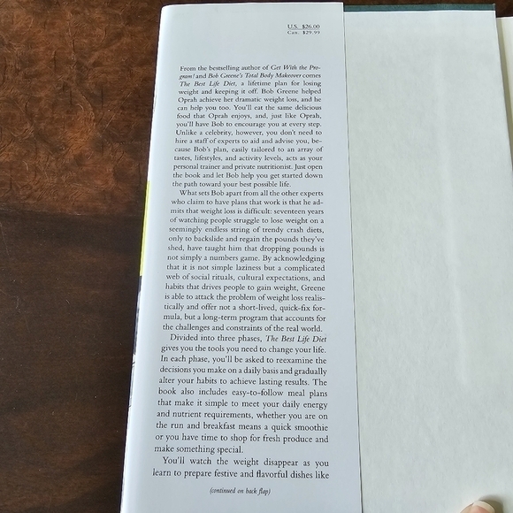 Bob Green Best Life Diet Book, Hardcover, Pre-owned - Picture 4 of 7